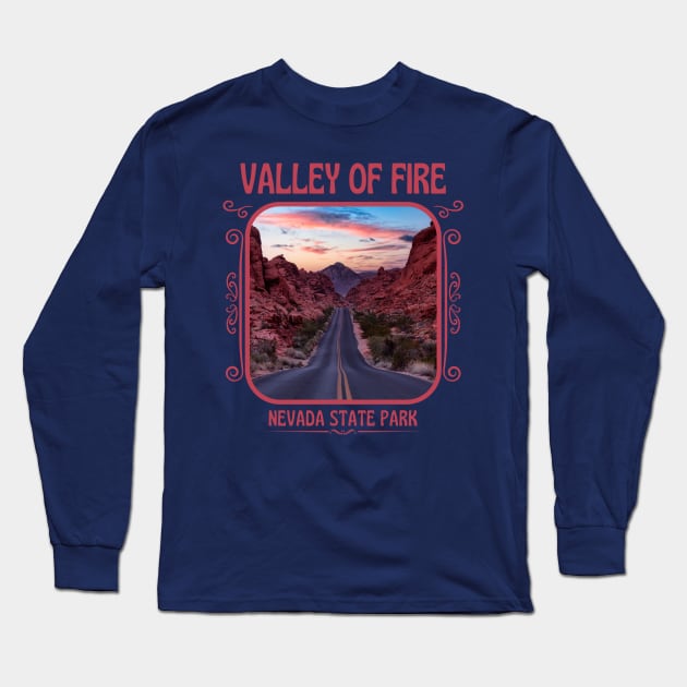 Valley of Fire State Park Nevada Long Sleeve T-Shirt by soulfulprintss8